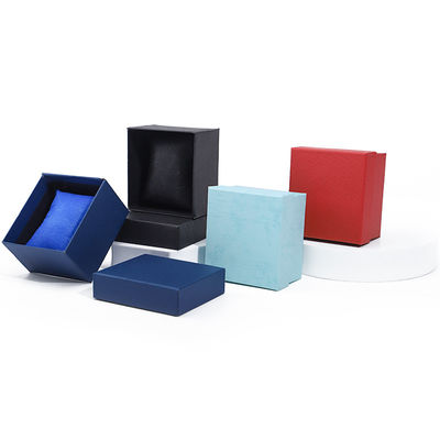 Một khe Twill giấy hạt hộp đồng hồ bao bì với gối có thể tháo rời
