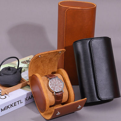 Nhiều tế bào Noble PU Da Watch Cảnh lưu trữ hộp đóng gói với lớp lót nhung