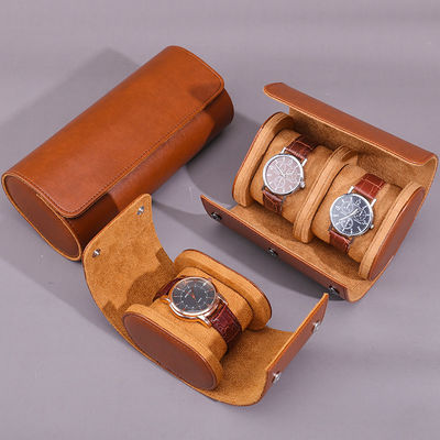 Nhiều tế bào Noble PU Da Watch Cảnh lưu trữ hộp đóng gói với lớp lót nhung