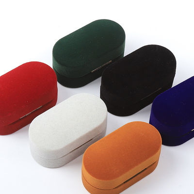 Bao bì hộp nhẫn nhung tùy chỉnh cho trang sức cưới và đính hôn
