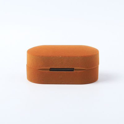 Bao bì đồ trang sức nhung nhạt nâu tùy chỉnh cho vòng đôi