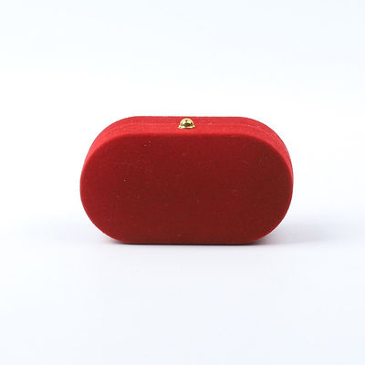 Mua Hộp đồ trang sức sang trọng cá nhân hóa tùy chỉnh Red Velvet đồ trang sức bao bì đám cưới đính hôn hộp vòng đôi online manufacture