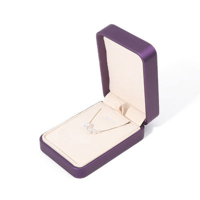 Ưu tiên hình vuông Pu da đồ trang sức hộp cho bộ đồ trang sức