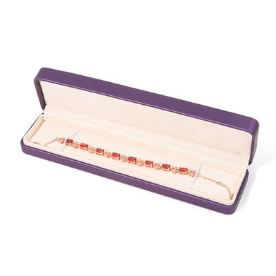 Ưu tiên hình vuông Pu da đồ trang sức hộp cho bộ đồ trang sức
