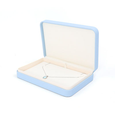 Hạt màu xanh lá cây hộp đồ trang sức da cho đồ trang sức lớn Set vòng cổ vòng đeo tai nhẫn gói