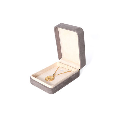Hộp đóng gói đồ trang sức màu xám cao cấp Hign End Custom Big Jewelry Set Necklace Bracelet Earrings Ring Packaging