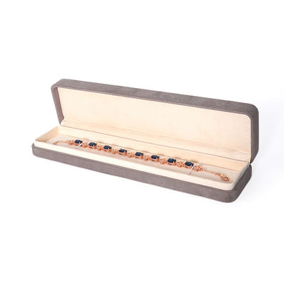 Hộp đóng gói đồ trang sức màu xám cao cấp Hign End Custom Big Jewelry Set Necklace Bracelet Earrings Ring Packaging