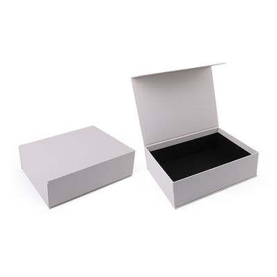 Sản xuất bán buôn hộp quà tặng từ tính chất lượng cao Bao bì Logo tùy chỉnh sang trọng Thân thiện với môi trường Giấy bìa cứng Hộp trang sức từ tính màu trắng