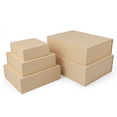 Sản xuất bán buôn hộp quà tặng từ tính chất lượng cao Bao bì Hộp từ tính màu vàng bằng giấy bìa cứng thân thiện với môi trường có logo tùy chỉnh Hộp đựng trang sức từ tính sang trọng