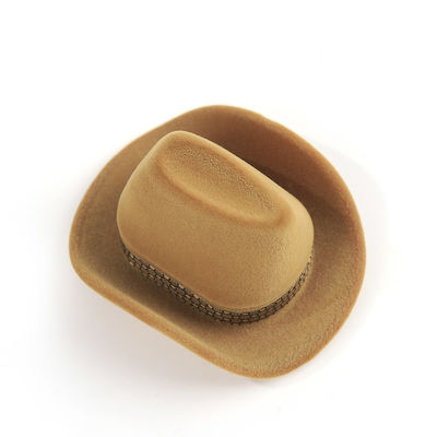 tùy chỉnh cá nhân cao cấp nhung cao bồi đồ trang sức hộp nhẫn cho quà lễ hội