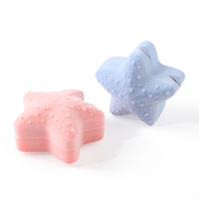 OEM cá nhân hóa flip sao biển nhẫn nhung hộp đồ trang sức bao bì với logo