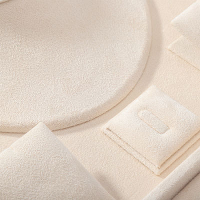 Khay đựng trang sức nhung cao cấp tùy chỉnh OEM, khay trưng bày cho bộ trang sức