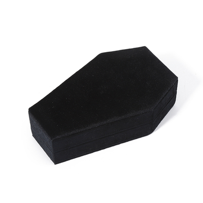 Custom Organizer Storage black velvet Jewelry Travel Box OEM Box quà đồ trang sức Giáng sinh